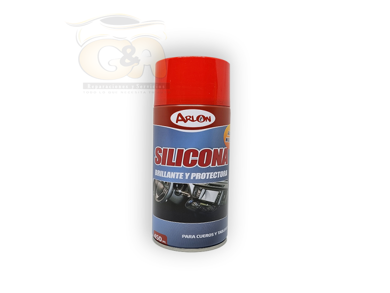 Silicona para tableros y cueros Arlon 450ml (Auto nuevo)